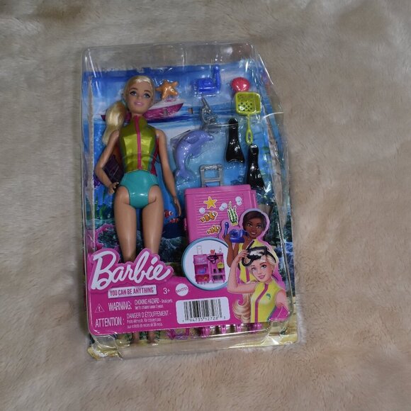Barbie You Can Be Anything Diver Swim Barbie And Accessories - Picture 1 of 7